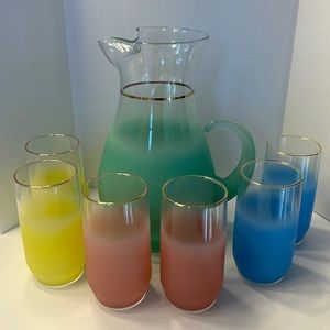 Blendo MCM Pitcher and Glass set